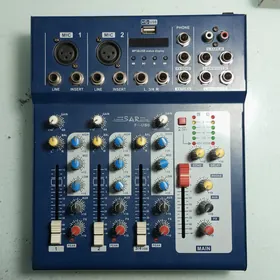 МИКШЕР С РЕВЕРОМ И USB ПЛЕЕРОМ