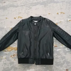 куртка кожаная детская