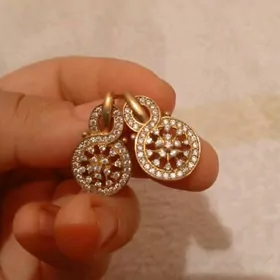 Серёжки тылла чайылан кумуш