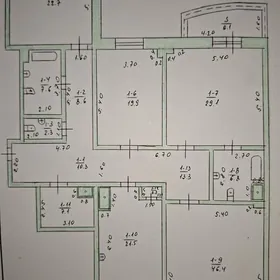 Подвойская 4ком 200м²
