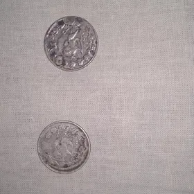 Kümüş teňňe, монета