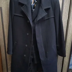 пальто мужское, чёрное