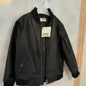 куртка кожа бомбер