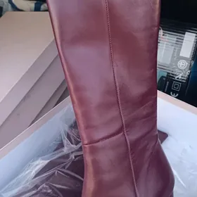 Сапоги кожаные