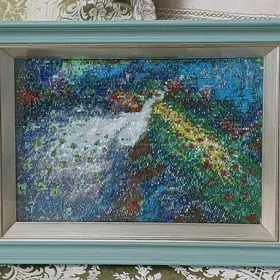 картина из бисера