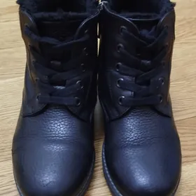 Полусапожки теплые (кожаные)