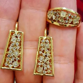 gyzyl brilliant komplekt