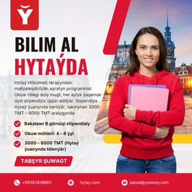 Stipendiýaly Hytaý Okuwy!