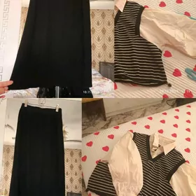 кофта+юбка 1 раз одето