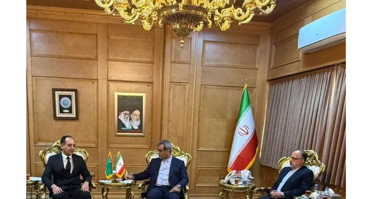 Türkmenistanyň Maşatdaky Baş konsuly Horasan Rezawi welaýatynyň häkimi bilen duşuşdy