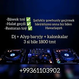 Toy hyzmatlar dj kalonka dikdr