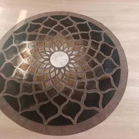 Ковёр кожаный