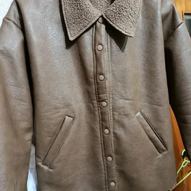 коженная куртка женская