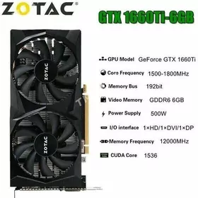  GTX 1660 Ti Zotac videocart