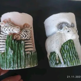 свечки ,подсвечники