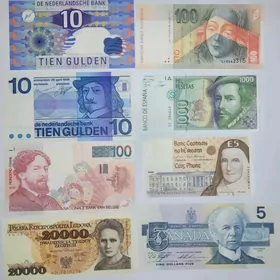 Банкноты, купюры, монеты, pul