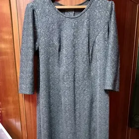 платья ангора длинные