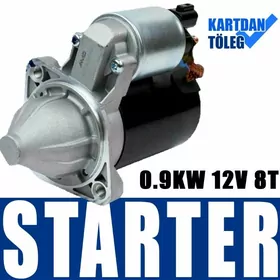 STARTER 0.9kw 12v 8t СТАРТЕР