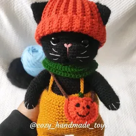 Вязаный котик/örülen pişik