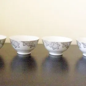 Пиалы. Фарфор. 4 шт. Япония