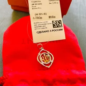 подвески(кулончики)серебряные