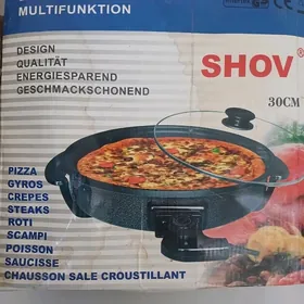 elektrogazan pizza bişirýän
