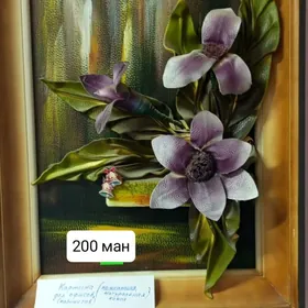 картины из кожи