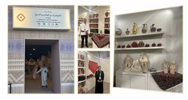 Türkmen senetçileri Er-Riýadda Halkara senetçilik hepdeligine gatnaşdylar