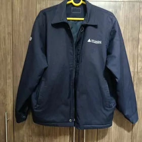 куртка зимняя синяяя