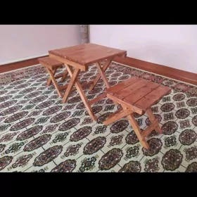 Ýygnalýan piknik stol stul