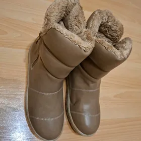 Сапожки жен теплые