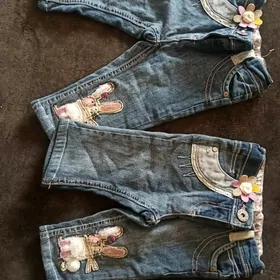Джинсы на девочку