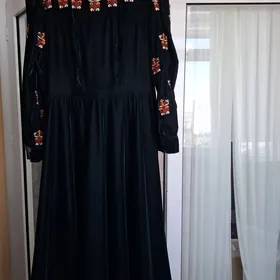 бархатное платье