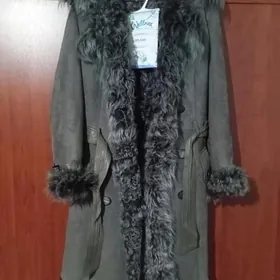дубленка кожа пальто