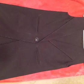 пиджак безрукавка черная