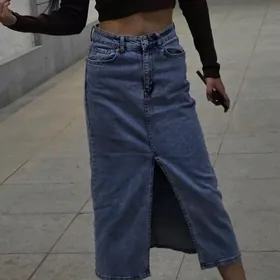 Джинсы юбка