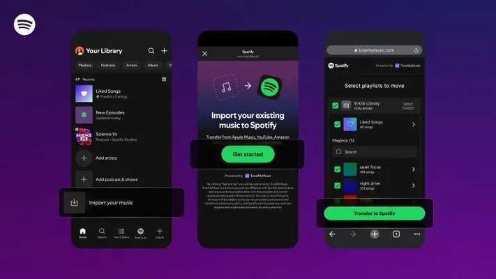 Spotify теперь позволяет импортировать плейлисты с других сервисов