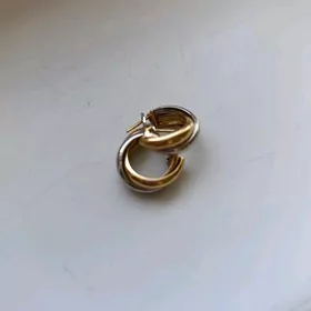 серьги золотые