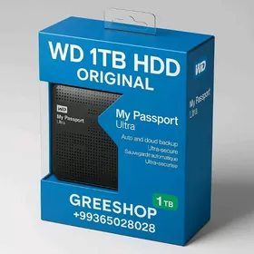 WD TERABAYT 1TB HDD PORTABLE