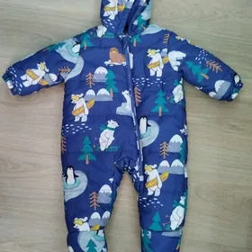 детский зимний комбинезон