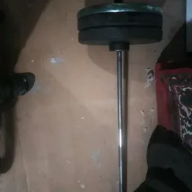 Штанга 130.кг ссср  заводской