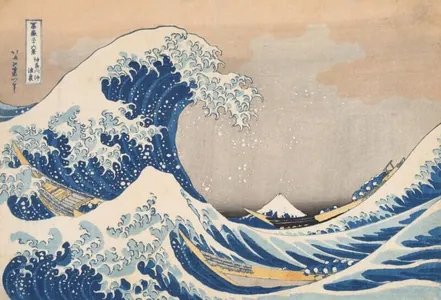 Ранний оттиск гравюры «Большая волна» Хокусая ушла с молотка за $2,8 млн
