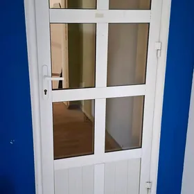 Дверь дюраль-алюминь+МДФ+форто