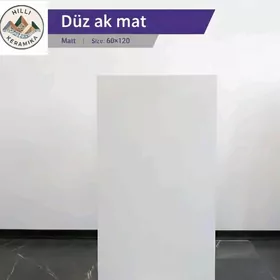 60x120 Düz ak kafel