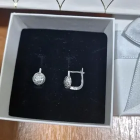 серьги серебрянные