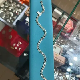 Kümüş erkek braslet