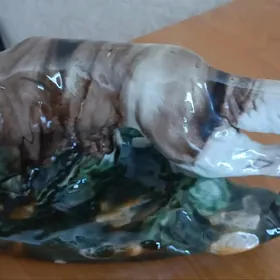 фарфоровая собака ЛФЗ