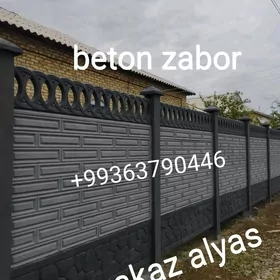 beton zaborlar (hayat)
