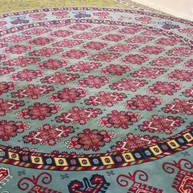 6-ganatly ak öýûn halysy