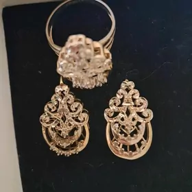 gyzyl brilliant komplekt